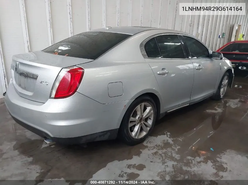 2009 Lincoln Mks VIN: 1LNHM94R29G614164 Lot: 40871292