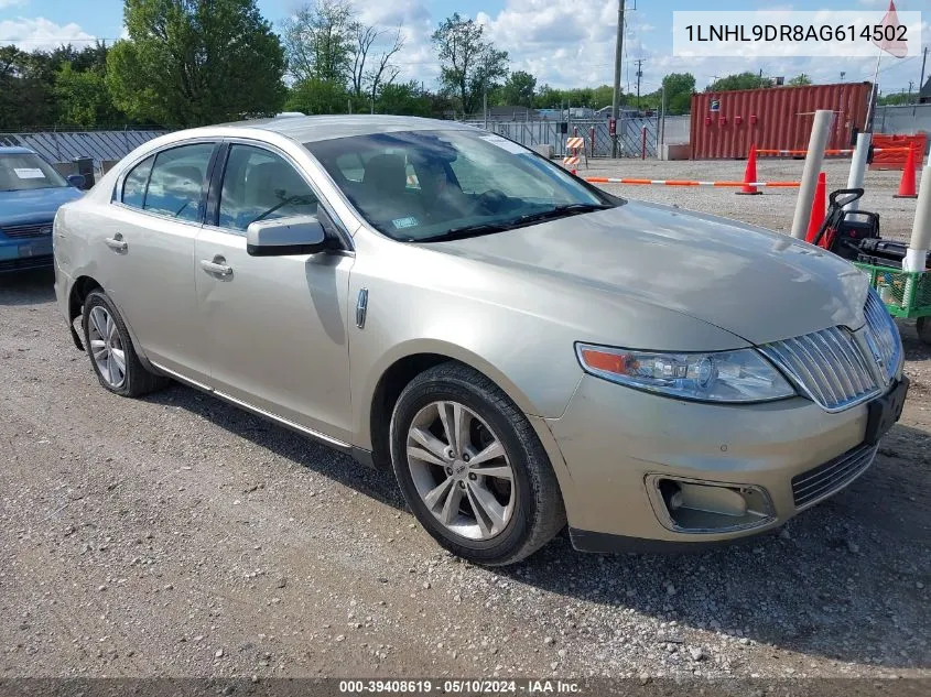 1LNHL9DR8AG614502 2010 Lincoln Mks