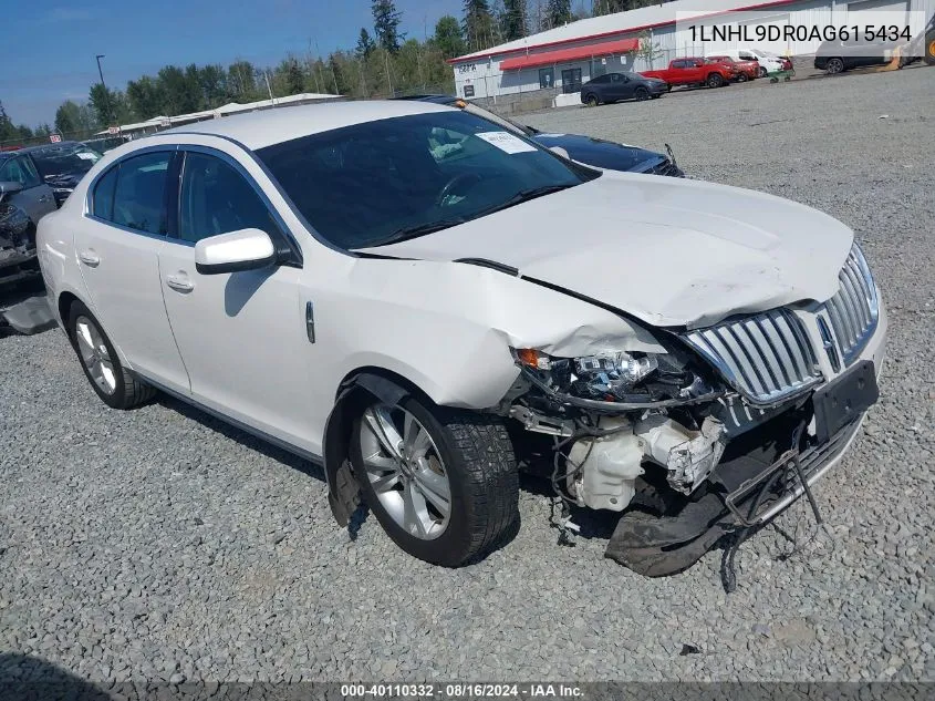 2010 Lincoln Mks VIN: 1LNHL9DR0AG615434 Lot: 40110332