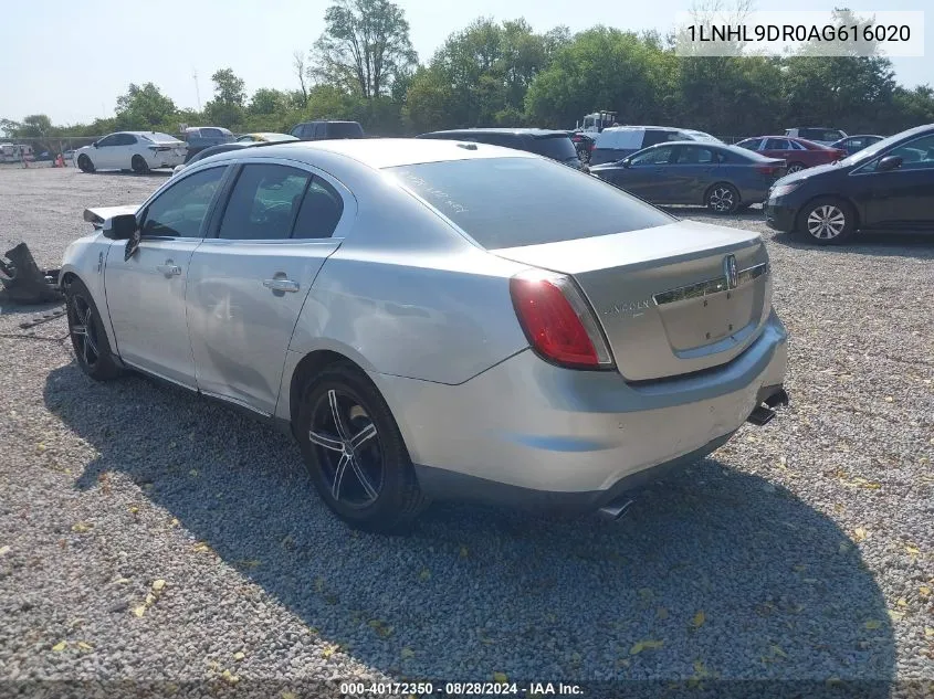 2010 Lincoln Mks VIN: 1LNHL9DR0AG616020 Lot: 40172350