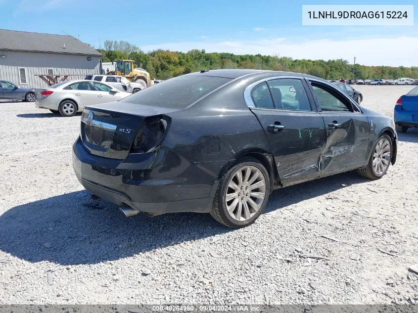 2010 Lincoln Mks VIN: 1LNHL9DR0AG615224 Lot: 40264980