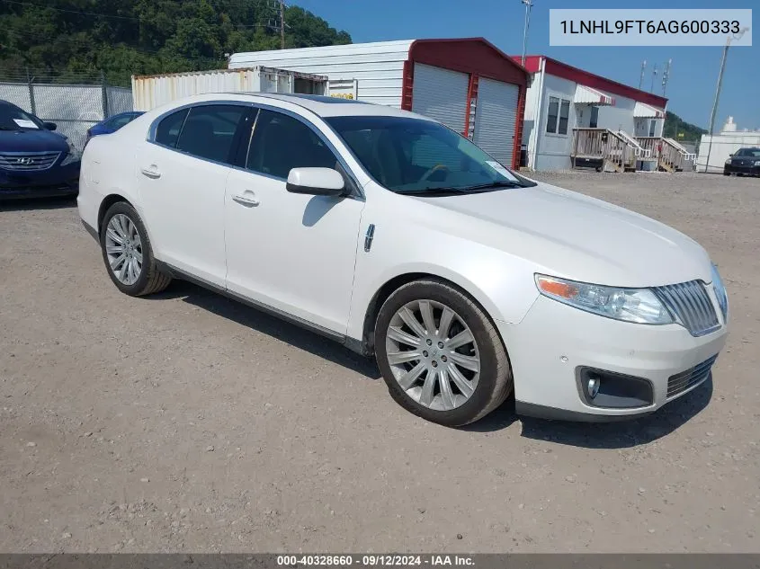 1LNHL9FT6AG600333 2010 Lincoln Mks Ecoboost