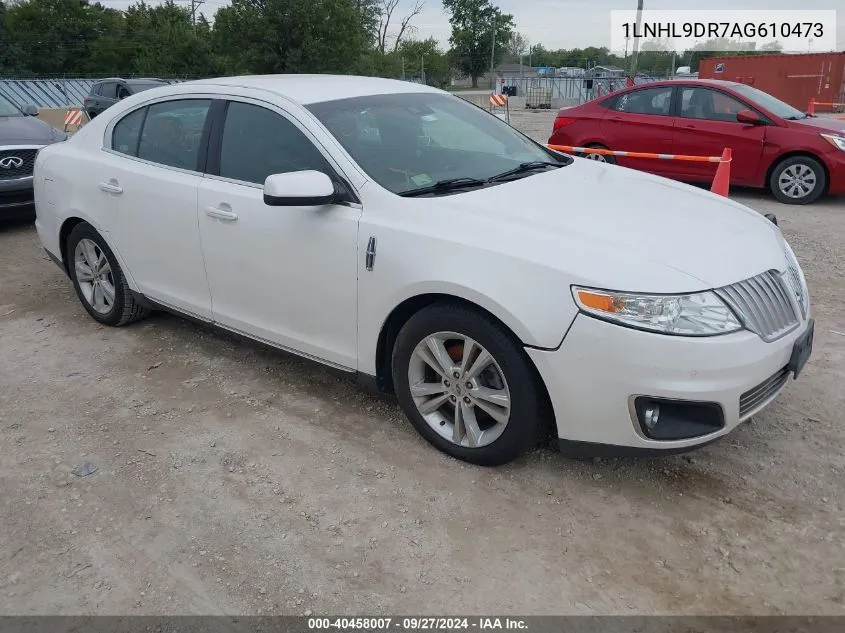 2010 Lincoln Mks VIN: 1LNHL9DR7AG610473 Lot: 40458007