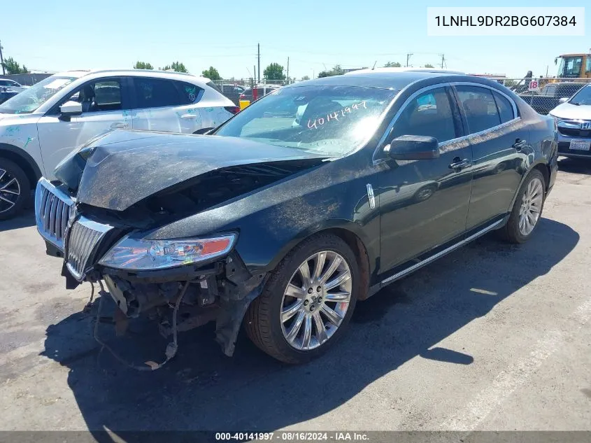 1LNHL9DR2BG607384 2011 Lincoln Mks