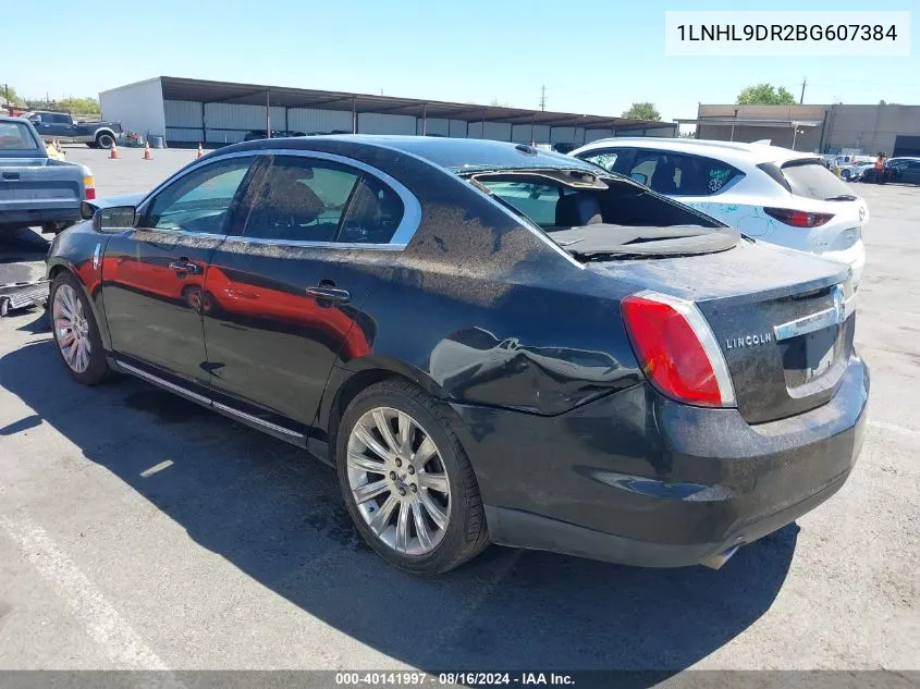 2011 Lincoln Mks VIN: 1LNHL9DR2BG607384 Lot: 40141997