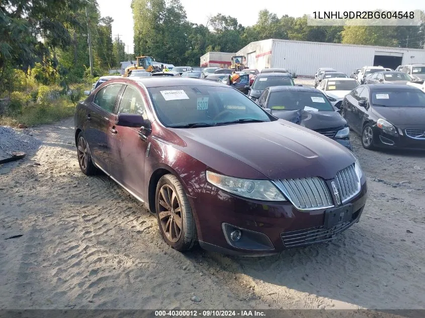 2011 Lincoln Mks VIN: 1LNHL9DR2BG604548 Lot: 40300012