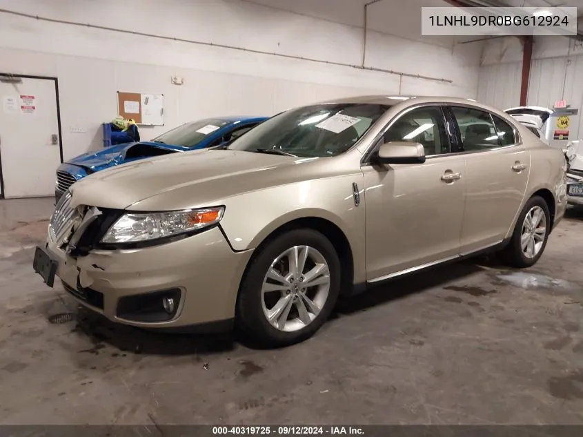 1LNHL9DR0BG612924 2011 Lincoln Mks