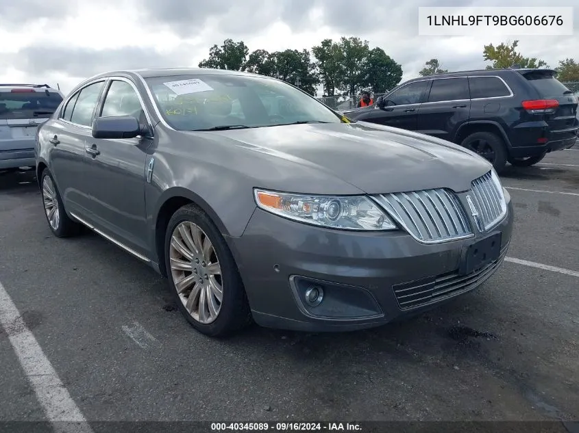 2011 Lincoln Mks VIN: 1LNHL9FT9BG606676 Lot: 40345089