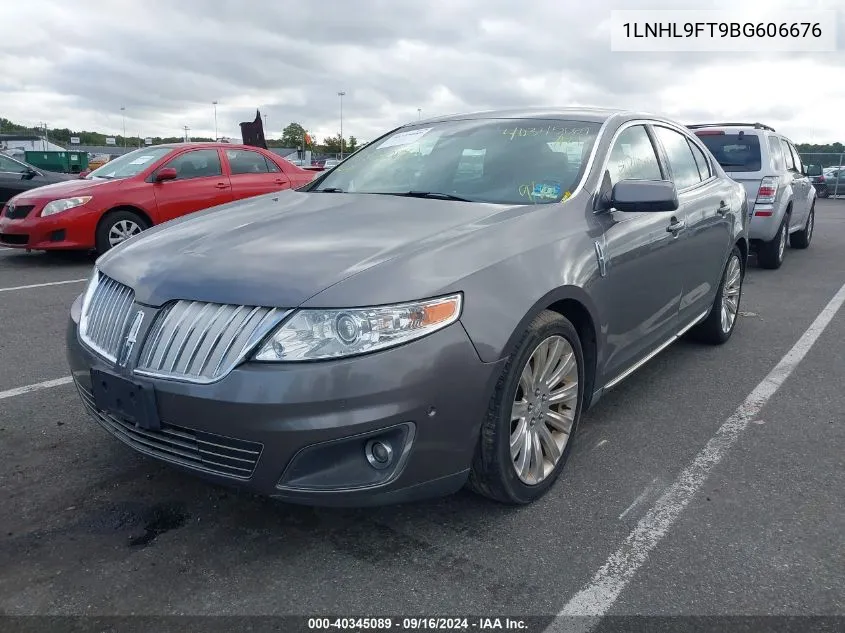 2011 Lincoln Mks VIN: 1LNHL9FT9BG606676 Lot: 40345089