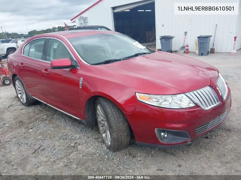 2011 Lincoln Mks VIN: 1LNHL9ER8BG610501 Lot: 40447728