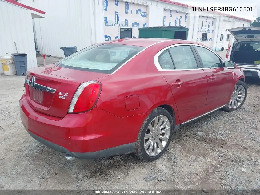 1LNHL9ER8BG610501 2011 Lincoln Mks