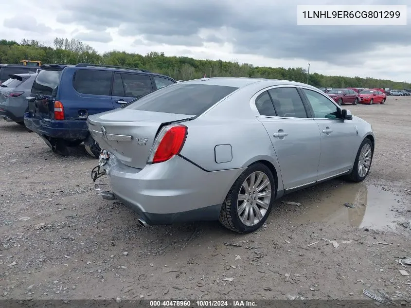 1LNHL9ER6CG801299 2012 Lincoln Mks