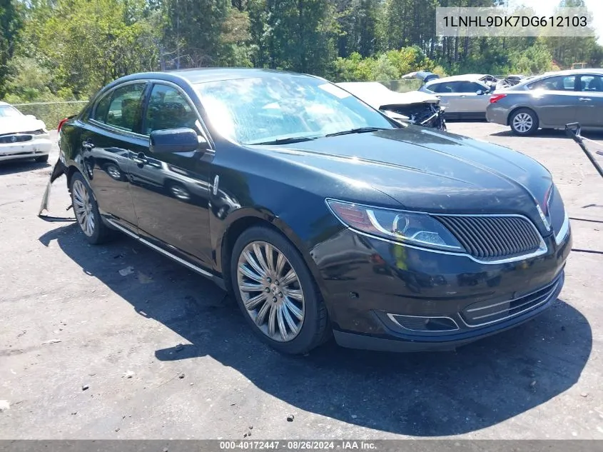 1LNHL9DK7DG612103 2013 Lincoln Mks