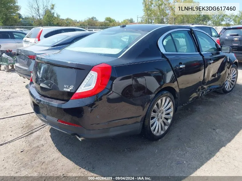 2013 Lincoln Mks VIN: 1LNHL9EK3DG617460 Lot: 40264389