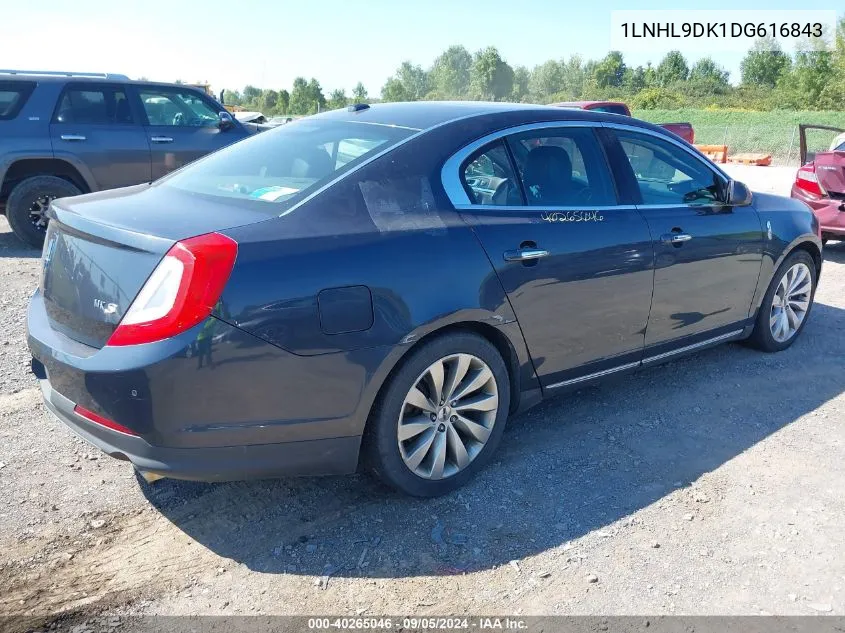 2013 Lincoln Mks VIN: 1LNHL9DK1DG616843 Lot: 40265046