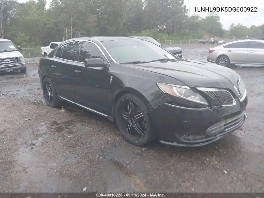 1LNHL9DK5DG600922 2013 Lincoln Mks