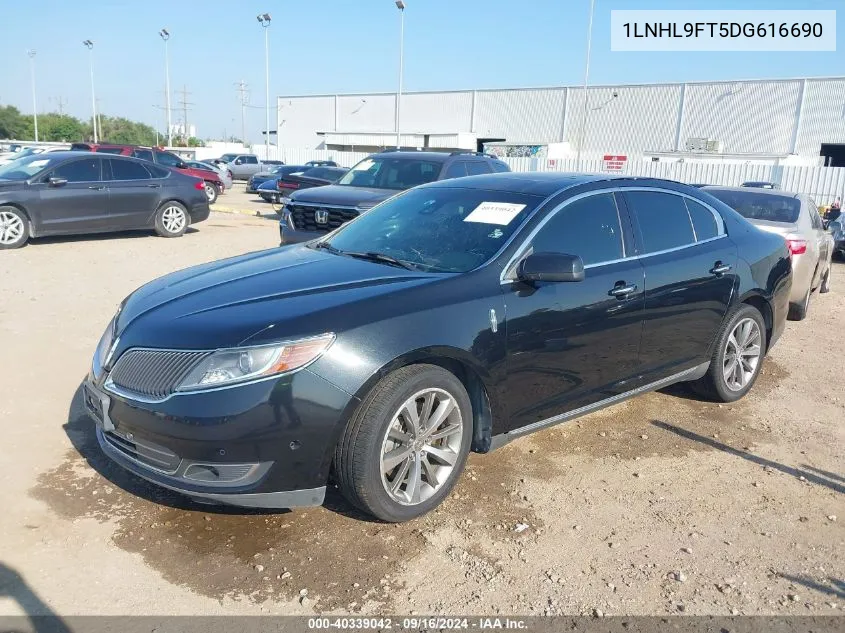 2013 Lincoln Mks Ecoboost VIN: 1LNHL9FT5DG616690 Lot: 40339042