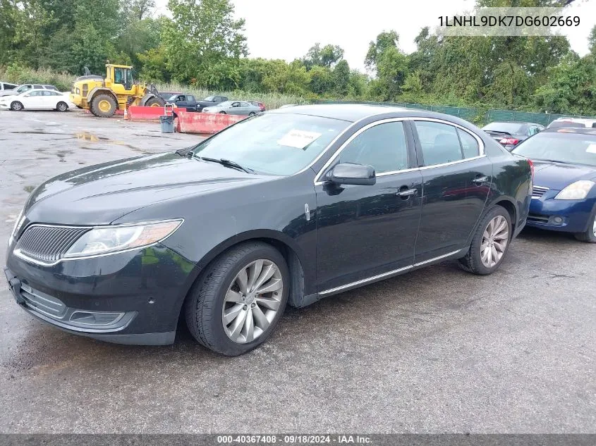 2013 Lincoln Mks VIN: 1LNHL9DK7DG602669 Lot: 40367408