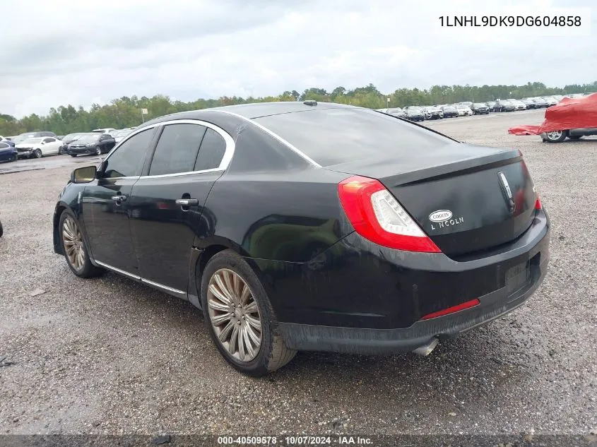 2013 Lincoln Mks VIN: 1LNHL9DK9DG604858 Lot: 40509578