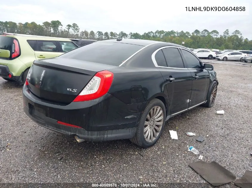 2013 Lincoln Mks VIN: 1LNHL9DK9DG604858 Lot: 40509578