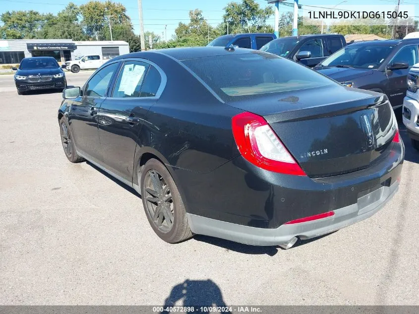 2013 Lincoln Mks VIN: 1LNHL9DK1DG615045 Lot: 40572898