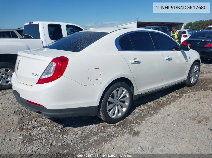 2013 Lincoln Mks VIN: 1LNHL9DK4DG617680 Lot: 40597118