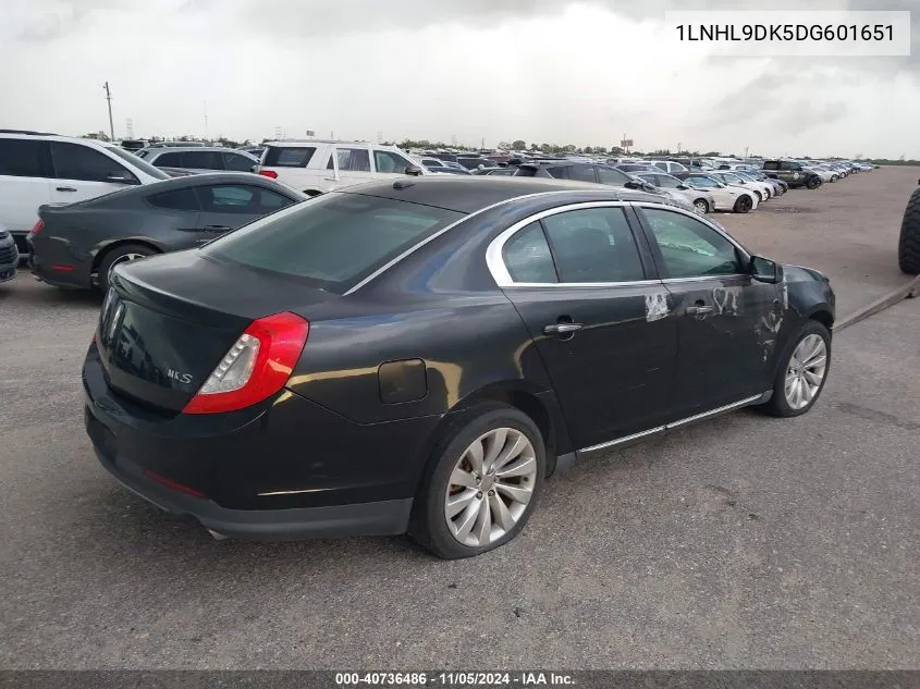 2013 Lincoln Mks VIN: 1LNHL9DK5DG601651 Lot: 40736486