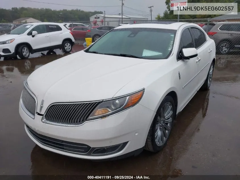 2014 Lincoln Mks VIN: 1LNHL9DK5EG602557 Lot: 40411191