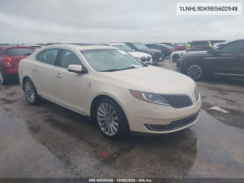 2014 Lincoln Mks VIN: 1LNHL9DK9EG602948 Lot: 40529349