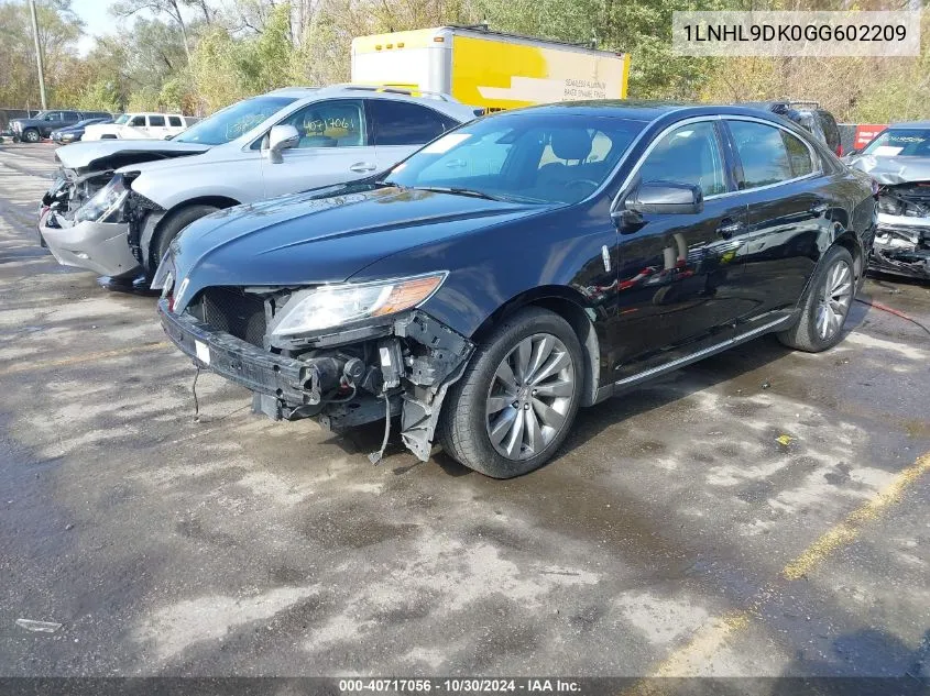 2016 Lincoln Mks VIN: 1LNHL9DK0GG602209 Lot: 40717056