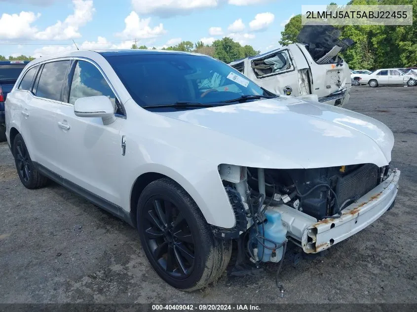 2010 Lincoln Mkt Ecoboost VIN: 2LMHJ5AT5ABJ22455 Lot: 40409042