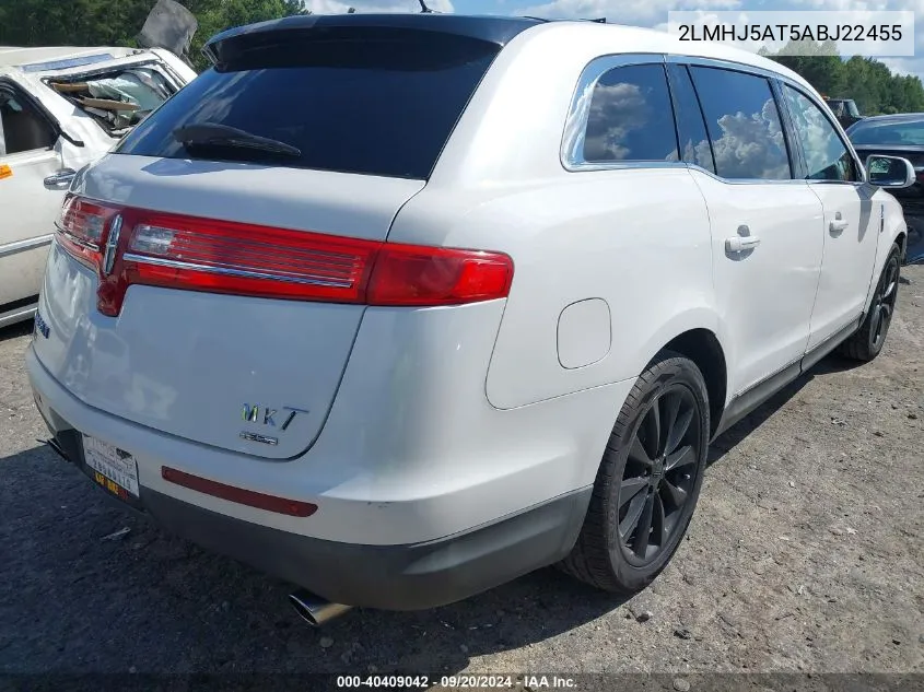 2010 Lincoln Mkt Ecoboost VIN: 2LMHJ5AT5ABJ22455 Lot: 40409042