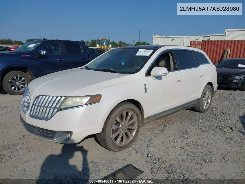 2010 Lincoln Mkt Ecoboost VIN: 2LMHJ5AT7ABJ28080 Lot: 40546017