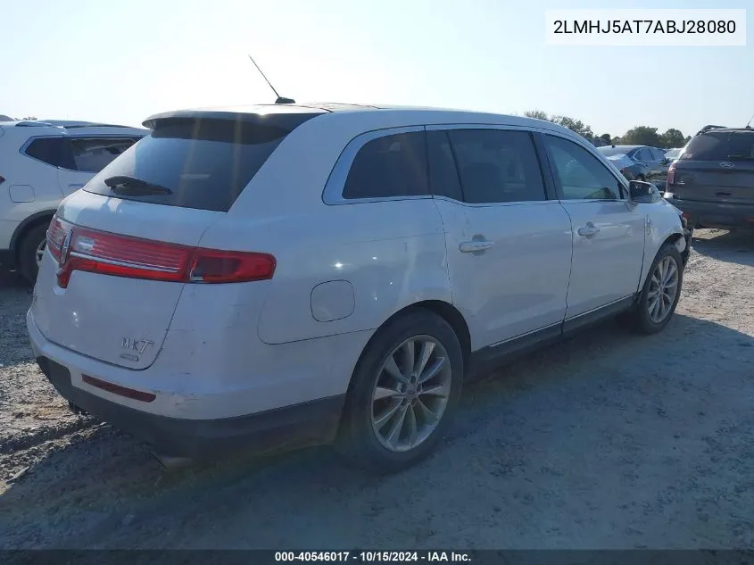 2010 Lincoln Mkt Ecoboost VIN: 2LMHJ5AT7ABJ28080 Lot: 40546017