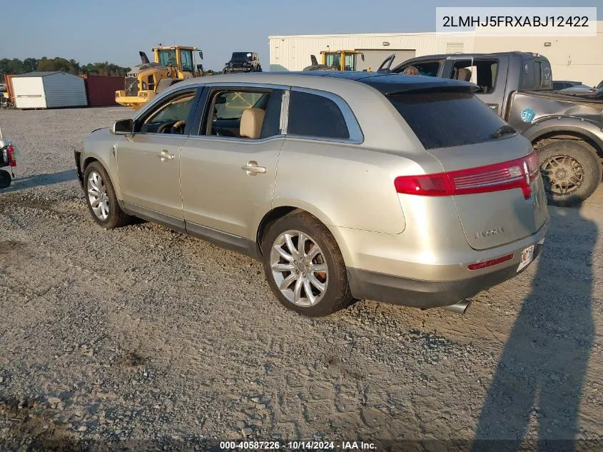 2010 Lincoln Mkt VIN: 2LMHJ5FRXABJ12422 Lot: 40587226