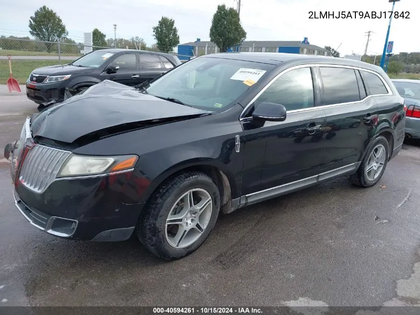 2010 Lincoln Mkt Ecoboost VIN: 2LMHJ5AT9ABJ17842 Lot: 40594261