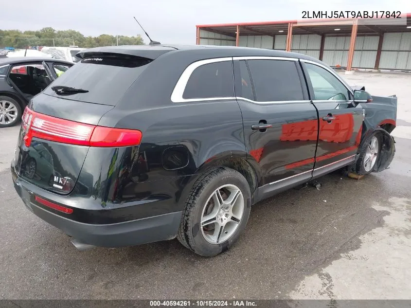 2010 Lincoln Mkt Ecoboost VIN: 2LMHJ5AT9ABJ17842 Lot: 40594261