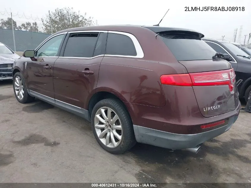 2010 Lincoln Mkt VIN: 2LMHJ5FR8ABJ08918 Lot: 40612431