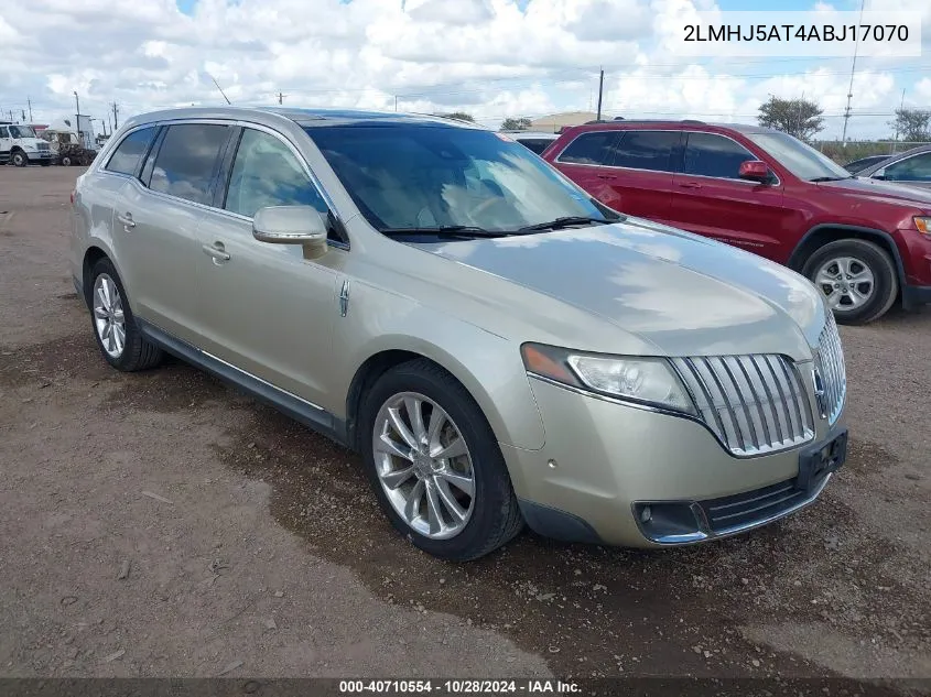 2010 Lincoln Mkt VIN: 2LMHJ5AT4ABJ17070 Lot: 40710554