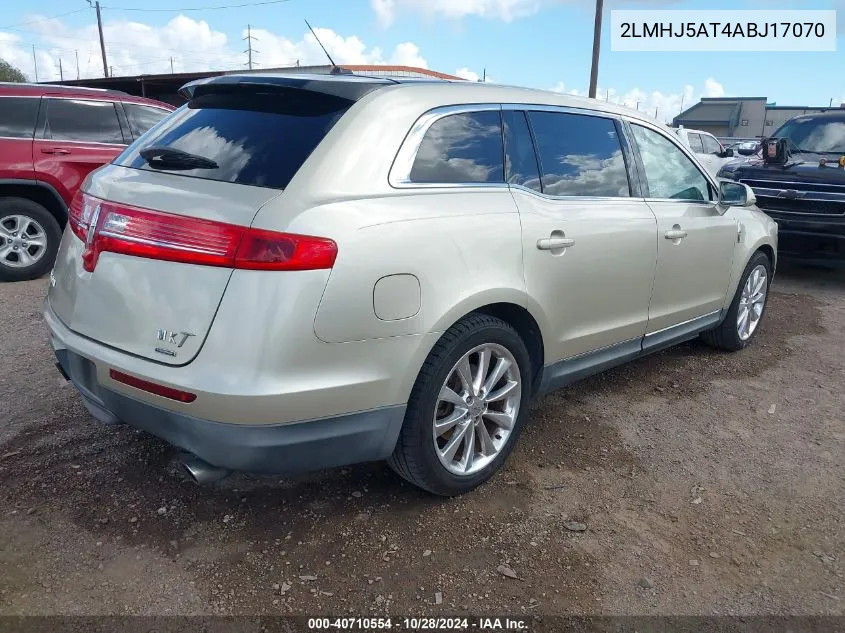 2010 Lincoln Mkt VIN: 2LMHJ5AT4ABJ17070 Lot: 40710554