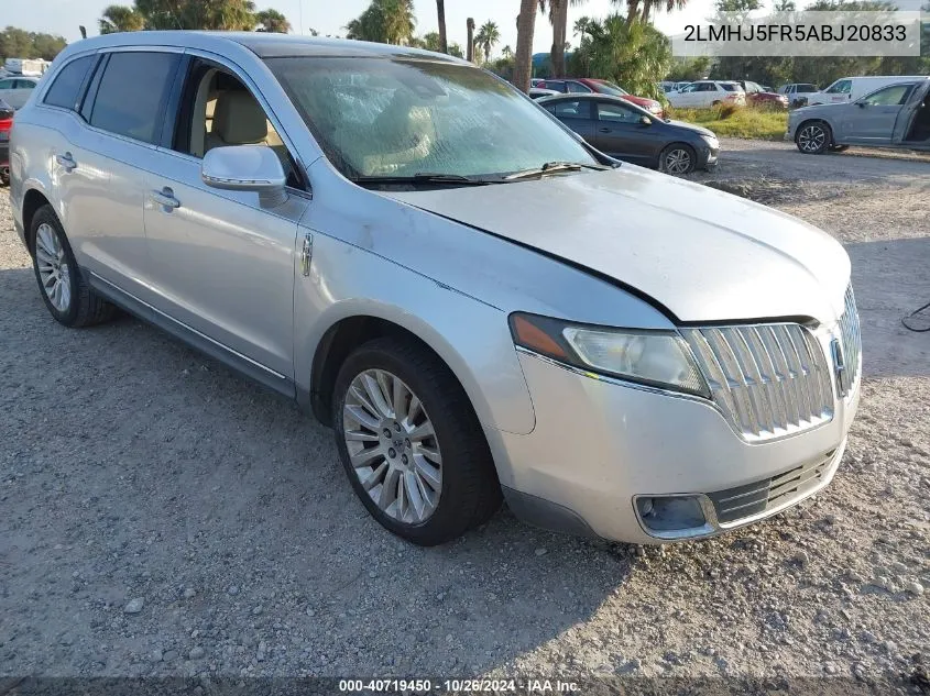 2010 Lincoln Mkt VIN: 2LMHJ5FR5ABJ20833 Lot: 40719450