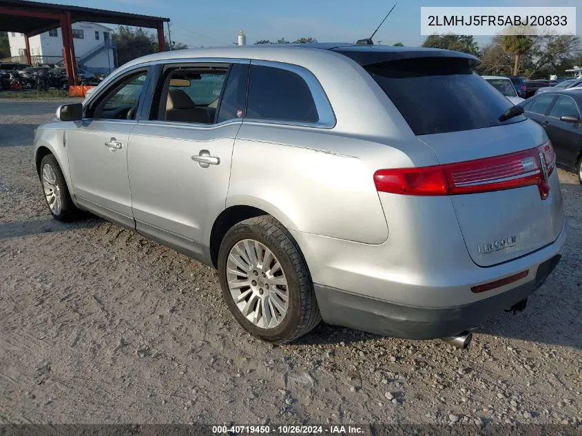 2010 Lincoln Mkt VIN: 2LMHJ5FR5ABJ20833 Lot: 40719450