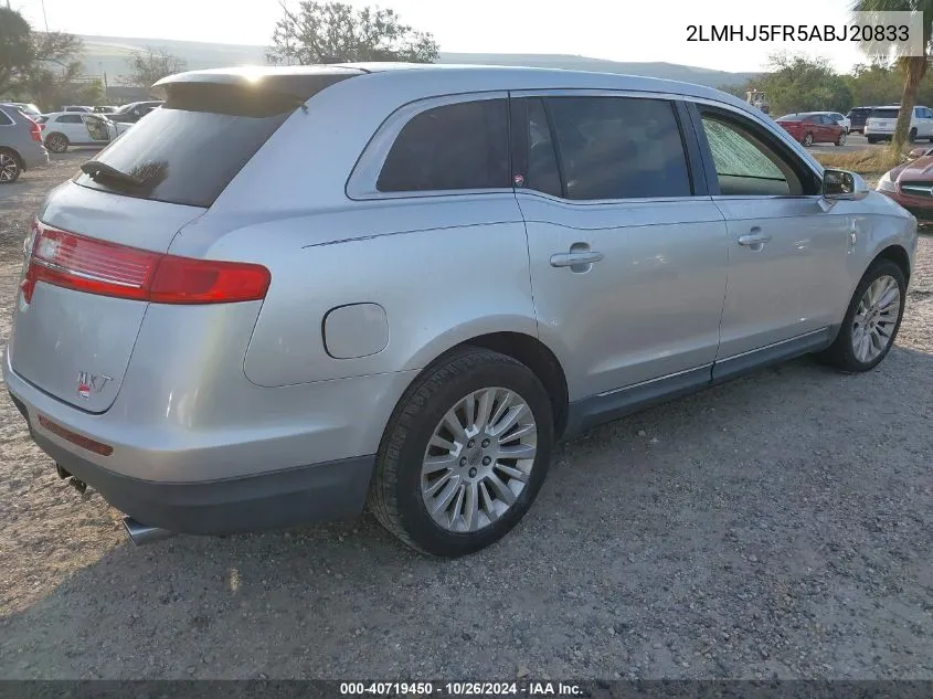 2010 Lincoln Mkt VIN: 2LMHJ5FR5ABJ20833 Lot: 40719450