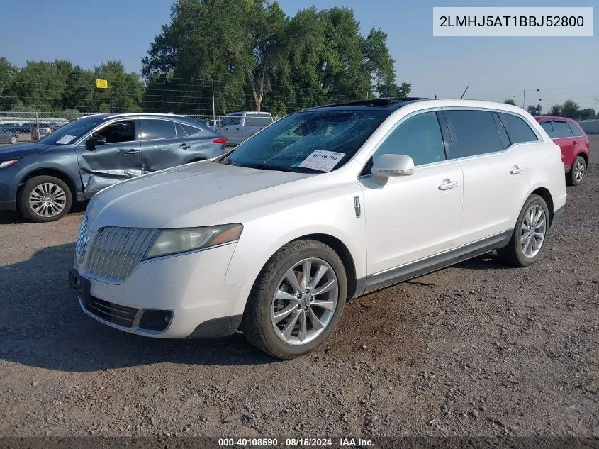 2011 Lincoln Mkt Ecoboost VIN: 2LMHJ5AT1BBJ52800 Lot: 40108590