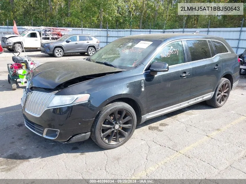 2011 Lincoln Mkt Ecoboost VIN: 2LMHJ5AT1BBJ50643 Lot: 40396034