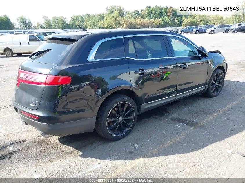 2011 Lincoln Mkt Ecoboost VIN: 2LMHJ5AT1BBJ50643 Lot: 40396034