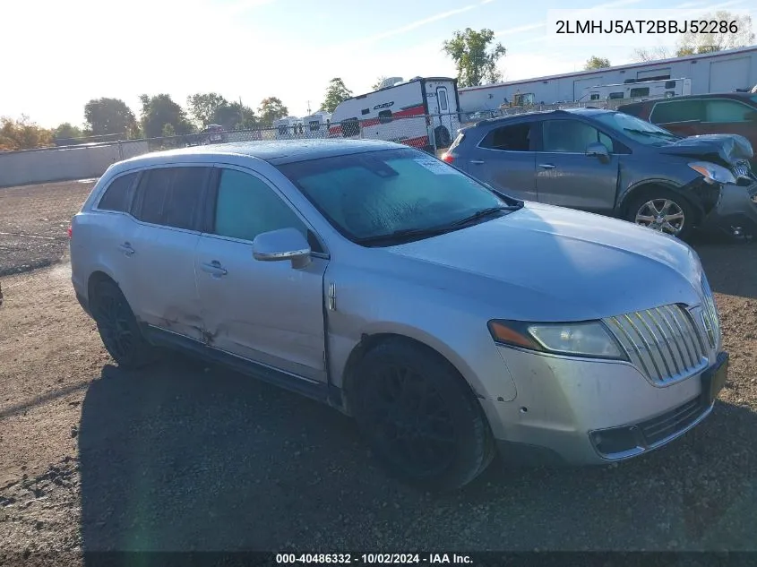 2011 Lincoln Mkt Ecoboost VIN: 2LMHJ5AT2BBJ52286 Lot: 40535231