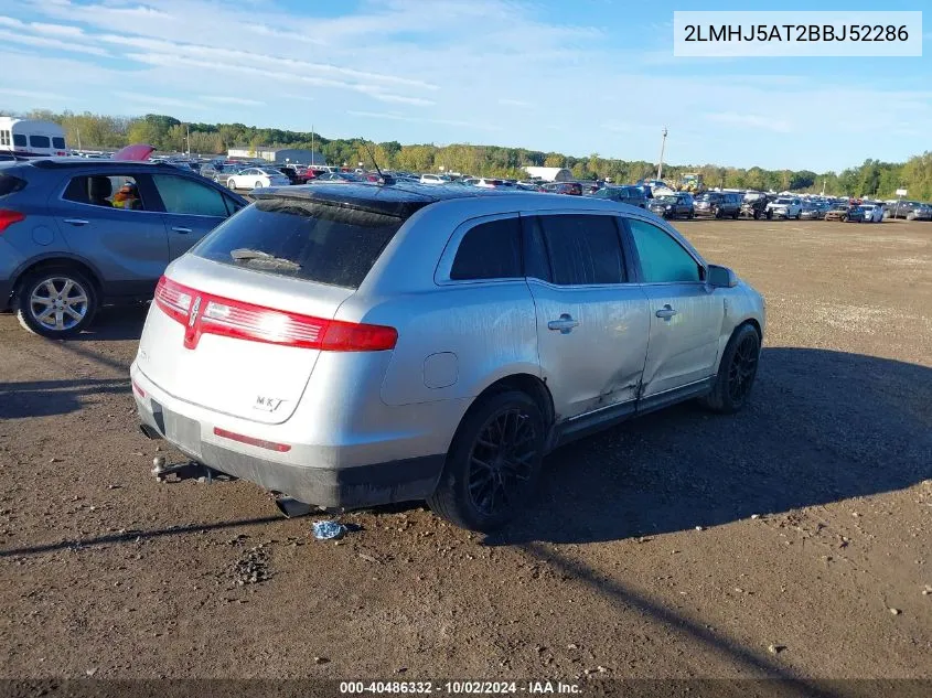 2011 Lincoln Mkt Ecoboost VIN: 2LMHJ5AT2BBJ52286 Lot: 40535231