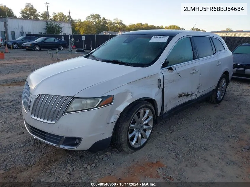 2011 Lincoln Mkt VIN: 2LMHJ5FR6BBJ54684 Lot: 40548950