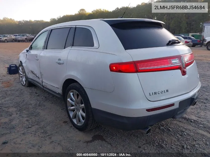 2011 Lincoln Mkt VIN: 2LMHJ5FR6BBJ54684 Lot: 40548950